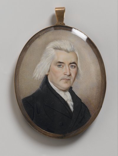 Retrato de un caballero, miniatura de luto de Unbekannt Unbekannt
